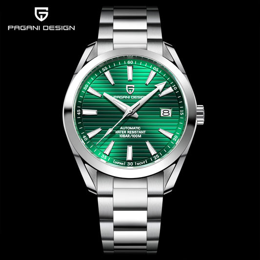 PAGANI DESIGN 40MM A150 Men's Watches Luxury Automatic Watch For Men Mechanical WristWatch Stainless Steel Sapphire Glass