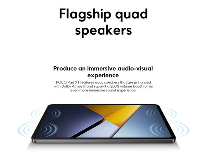 POCO PAD X1 Global Version 8GB 512GB Tablet 11.2" 3.2K 144Hz Eye-care Display Snapdragon 7+ Gen 3 WIFI 6E 8850mAh Pad PC
