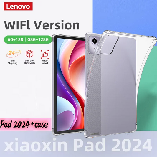 Global ROM Lenovo XiaoXin Pad 2024 Tablet+Case 8GB 128GB Pad Qualcomm Snapdragon 685 Octa Core 11" WIFI 8MP 7040mAh 20W Charger