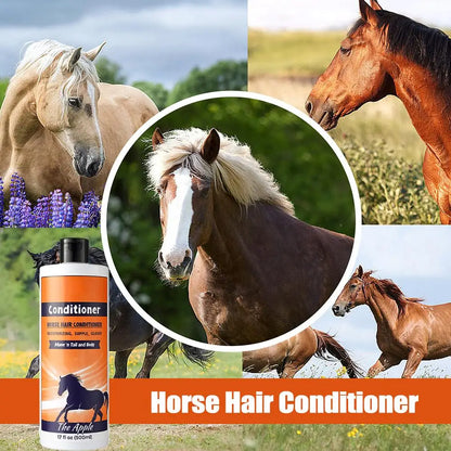 Mane And Tail Shampoo 500ml Deep Nourishing Mane And Horse Cleanser Conditioner Supplies Shower Detangler Gel Grooming Coat W8K3