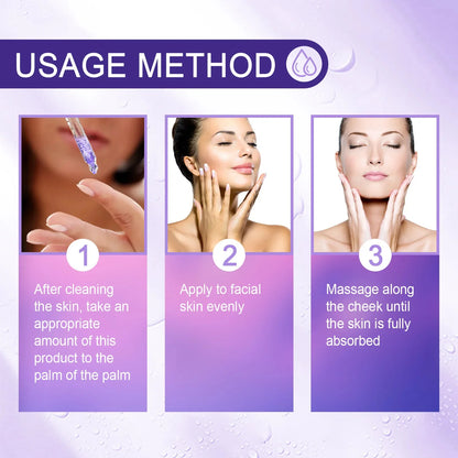 Hoygi Niacinamide Facial Serum Vitamin B3 Wrinkles Pigment Dark Spot Removal Correcting Glow Serum Face Whitening Moisturizer