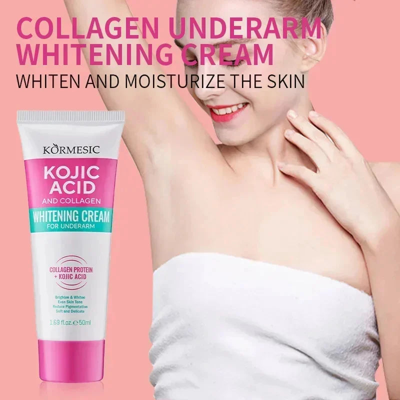 Whitening Cream Private Parts Underarm Bleaching Serum Whiten Butt Knee Brighten Inner Thigh Intimate Parts Dark Remove Melanin