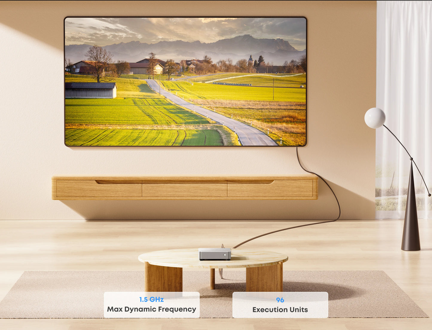 CHUWI AuBox Mini PC i9-13900HK 14 Cores 32GB DDR4 1TB SSD 16GB DDR5 512 SSD Windows 11 Pro WiFi 6 BT 5.2 Extend M.2 1T*2 Desktop