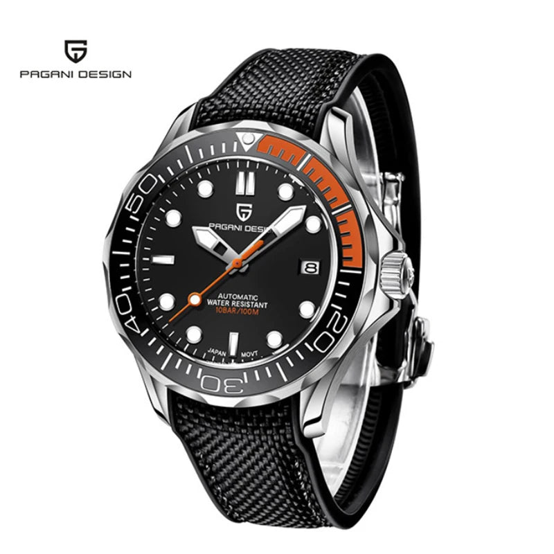 2025 New PAGANI DESIGN 007 Men's Watches Luxury Automatic Watch For Man Mechanical Wristwatches NH35 Men Gift AR Sapphire Mirror