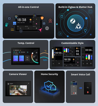 SONOFF NSPanel Pro 120/86 Type WIiFi Smart Home Control Panel Zigbee Gateway Matter Hub DIY Sence Support Sonoff All Devices
