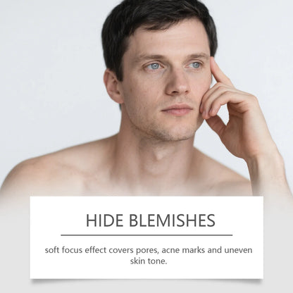 East Moon Men Tone-Up Makeup Cream Oil Control Easy Wear Nourish Brightening Dark Circles Waterproof Full Coverage Base BB Cream