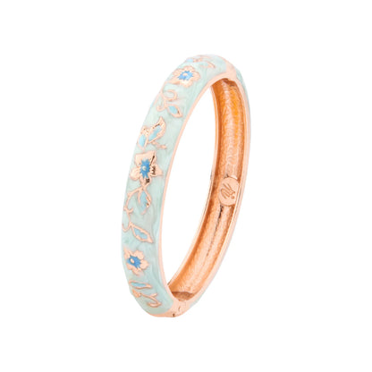 Cloisonne Bangles For Women Bracelet On Hand Flower Enamel Jewelry Women's Hand Bracelets Female Bangle Mother's Day Gifts Wife