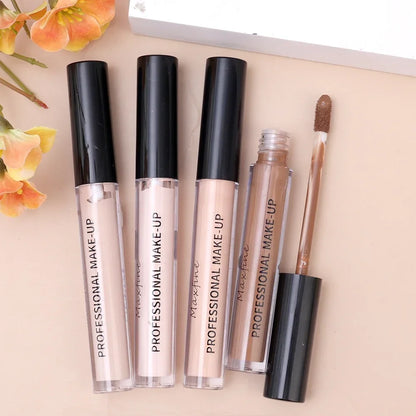 High Covering Face Concealer Cream Contour Foundation Full Cover Dark Circles Acne Waterproof Lasting Brightening Face Cosmetic