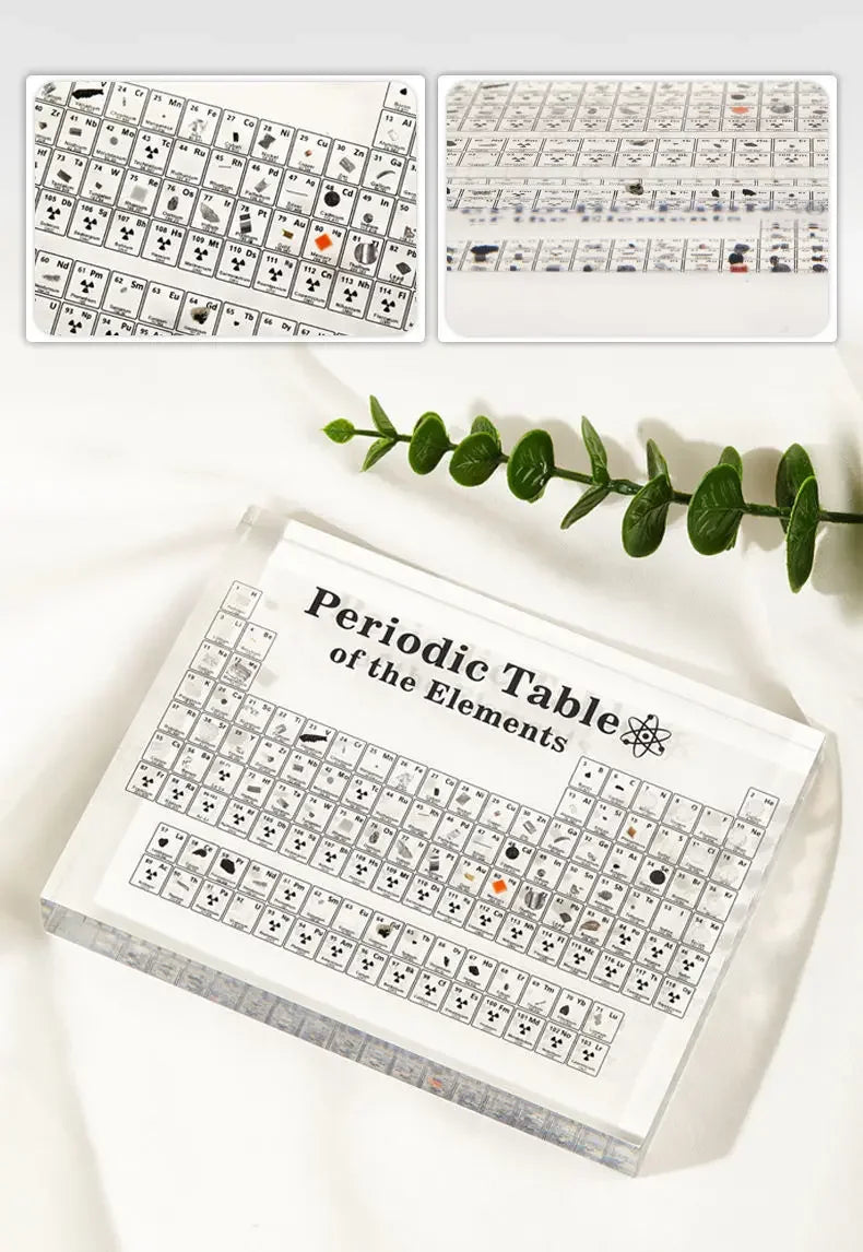 Elements Period Table Embedded Samples Graduation Gifts Exhibition Acrylic Desktop Ornaments Small Decorative Pieces