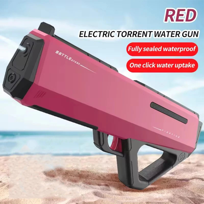 Automatically Water High Pressure Electric Water Gun Toys for Kids Summer Outdoor Pool Fight Games Children Water Toys Gift