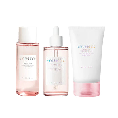 Korean Centella Pink Salt Fresh Ampoule Toner Facial Serum cleanser and Moisturiser Cream Skincare Original Products Full Set