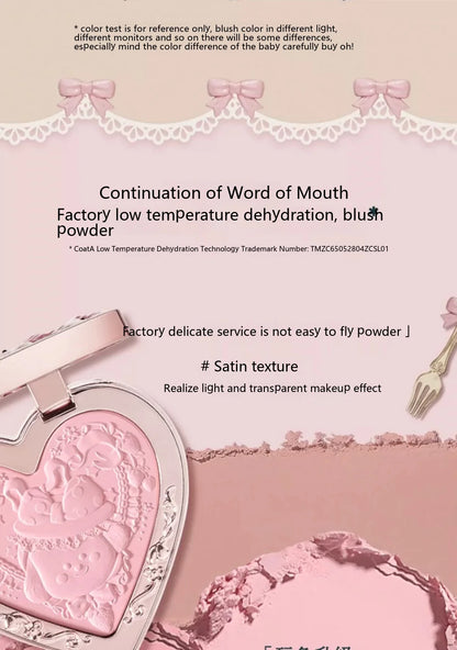 Flower Knows Powder Blusher Soft Matte Fog Cheek Blush Never Family Series   Relief Color Girl Natural Durable Naiwa Shop