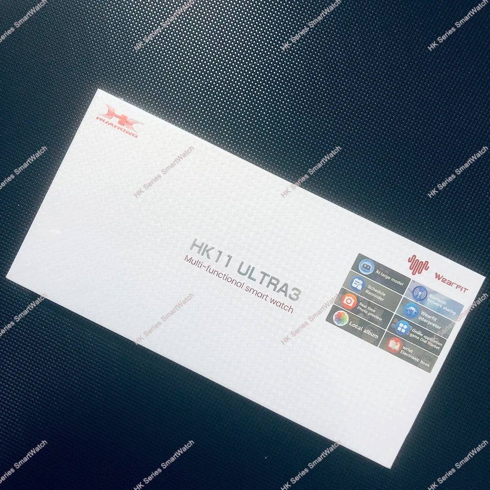 New HK11 ULTRA 3 MAX Smartwatch 2025 49mm HD AMOLED 4G ROM Bluetooth Network Call Robot Clock NFC Compass Smart Watch Men Women