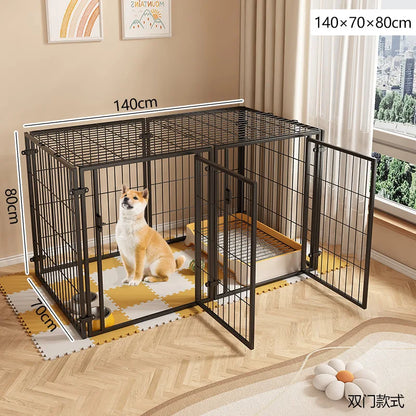 Pet Fence,Dog Cat,Indoor Small Dog,Prison Break Prevention,Dog Nest,Dogs Cage,Home Use,Extra Large,Thickened, Reinforced Cage