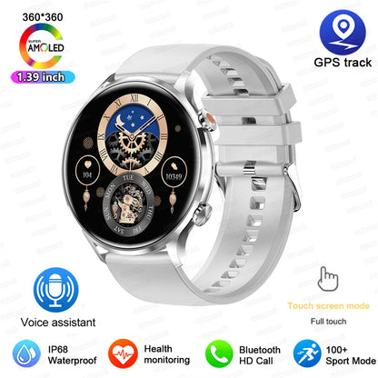 2026 AMOLED HD Smartwatch – GPS, Bluetooth Call, IP68 for Android & iOS