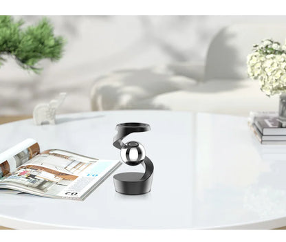 Adult Desktop Stress Relief Toy Aluminum Alloy Decompression Hypnosis Rotary Gyro Fingertip Kinetic levitating Spinner Gift