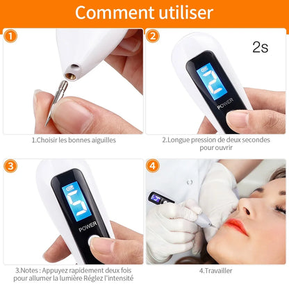 Laser Plasma Pen 9 Levels Freckle Remove Pen Wart Remover Tattoo Remover Instruments Skin Tag Removal Spot Beauty Care Tool