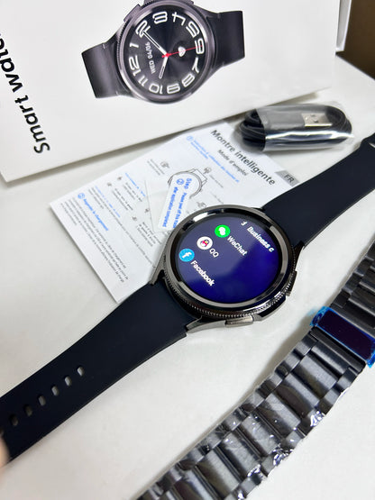 Watch 6 Classic Bluetooth Call Smart Watch Men GPS Outdoor Sports Fitness Model Health Heart Rate Monitor Smartwatch 2025 New