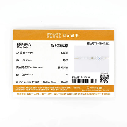 ANZIW 2 Carat All Moissanite Ring Bridal Sets Silver 925 Solitaire Engagement Wedding Rings & Stackable Eternity Bands for Women