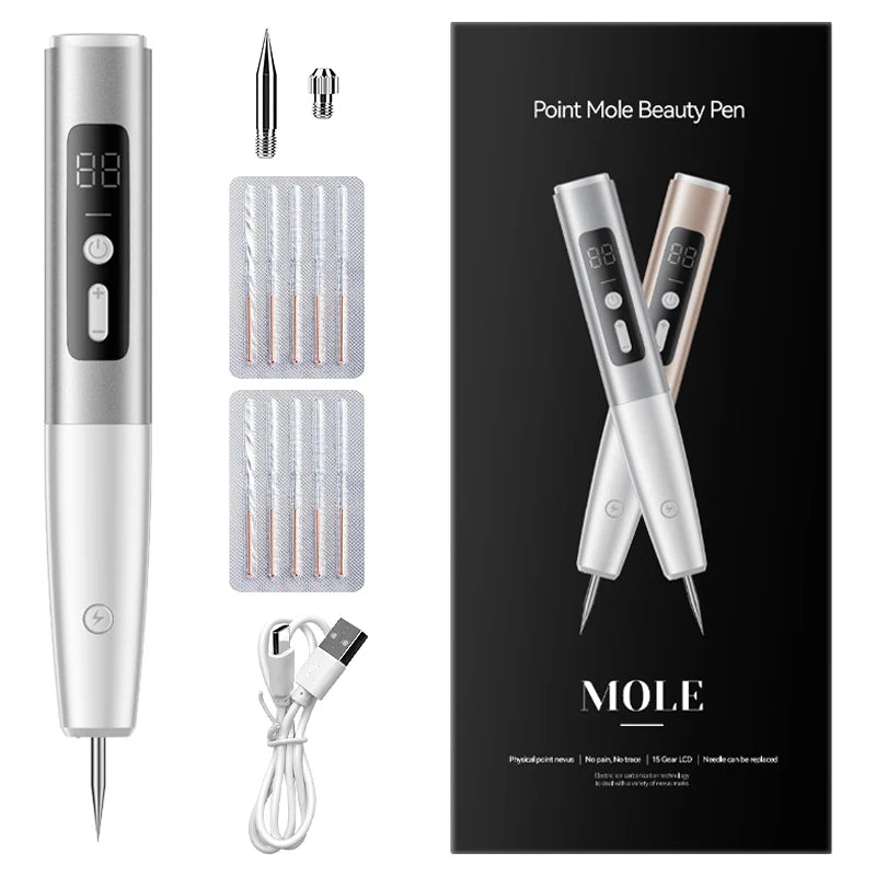 Laser Plasma Pen Mole Wart Skin Tag Remover Black Dots Freckle Dark Spot Wart Eliminator Papilloma Nevus Remover Plasma Pen