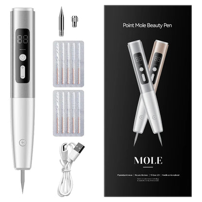 Laser Plasma Pen Mole Wart Skin Tag Remover Black Dots Freckle Dark Spot Wart Eliminator Papilloma Nevus Remover Plasma Pen