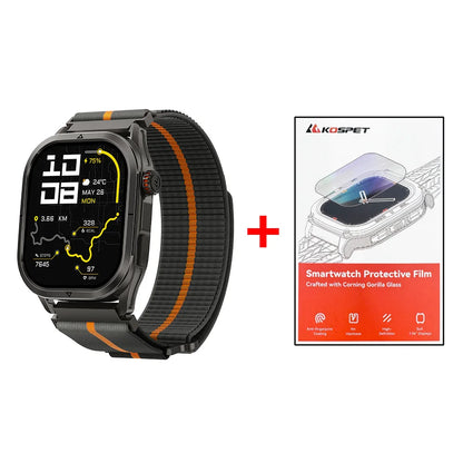 KOSPET MAGIC P10 GPS Smart Watch For Men Women 180 Sport Modes 5ATM IP69K Waterproof Anti--fingerprint Touchscreen Dual-band ALI