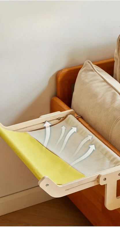 Pet Cat Hammock Kitty Bed Detachable Easy To Clean Suitable for Small Cats/dogs Bedhead Balcony Window Frame Cat Nest