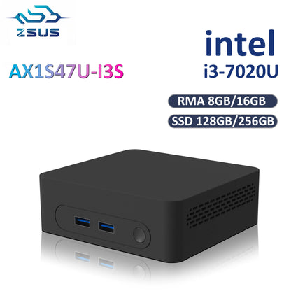 ZSUS i3 Mini PC Intel Celeron Desktop Gaming Computer 8GB 16GB 128GB 256GB DDR4 USB3.0 WIFI5 BT4.2