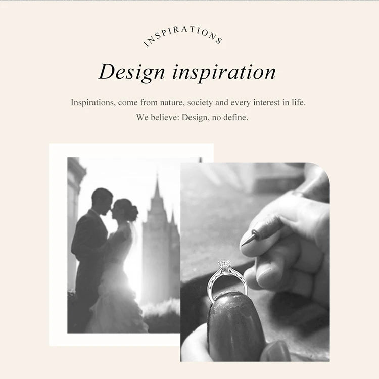 BAMOER 1.1CTTW Round Moissanite Ring for Women, White Gold Plated D Color VVS1 Lab Diamond 925 Sterling Silver Engagement Ring