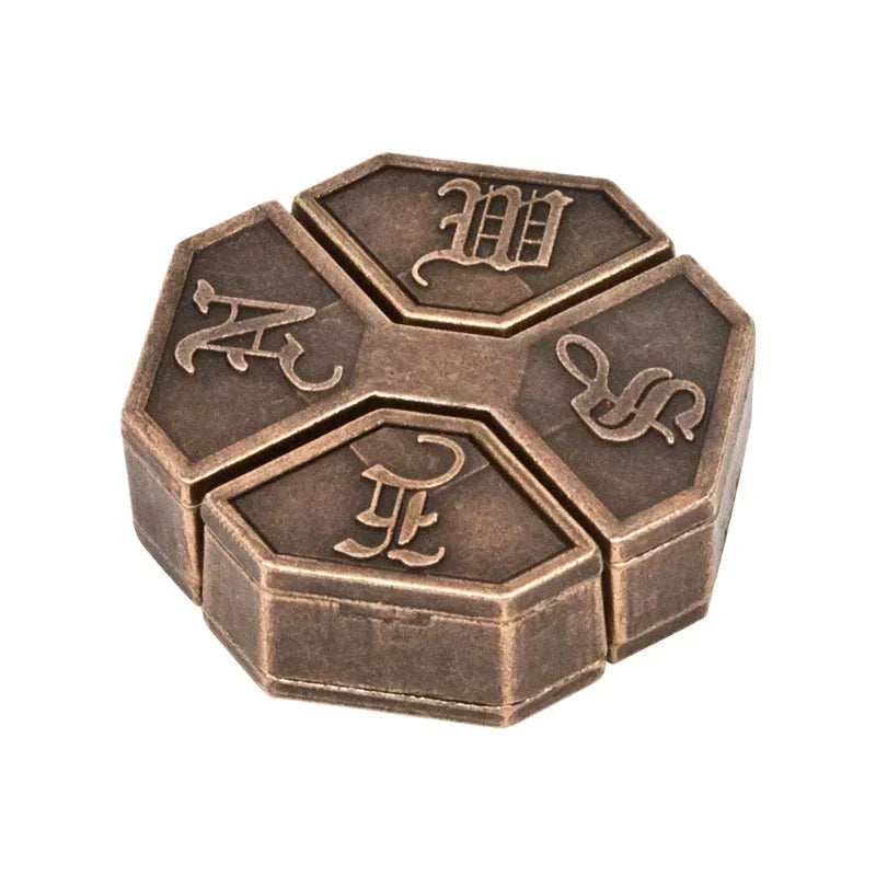 Creative IQ Metal Brain Teaser Puzzle – Magic Baffling Game Toy for Kids & Adults