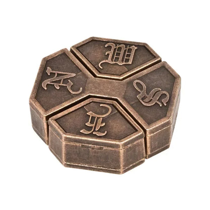 Creative IQ Metal Brain Teaser Puzzle – Magic Baffling Game Toy for Kids & Adults