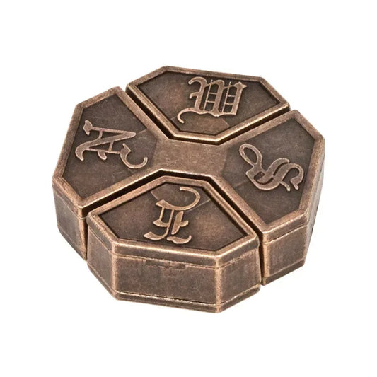 Creative IQ Metal Brain Teaser Puzzle – Magic Baffling Game Toy for Kids & Adults