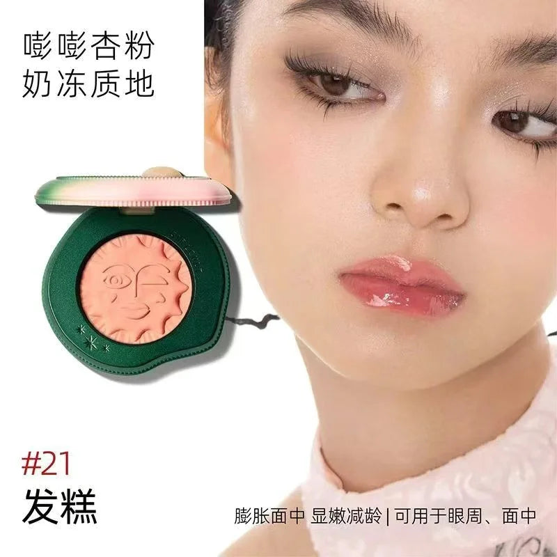Girlcult Cute Makeup Korean Blush Contour And Highlighter Palette Matte Lasting Blusher Cream,Lightweight & Smooth Finish