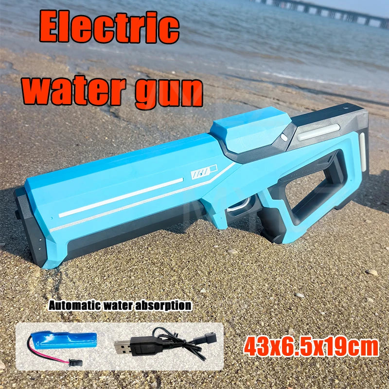 Automatically Water High Pressure Electric Water Gun Toys for Kids Summer Outdoor Pool Fight Games Children Water Toys Gift
