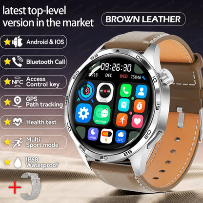 New Huawei Watch GT5 Pro Smart Watch 1.53 Inch HD AMOLED Screen NFC GPS Tracker Bluetooth Call Health Monitoring Watch Men Women