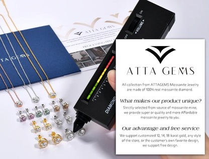 ATTAGEMS 2025New Full Moissanite Cuba Chain for ManWomen 925 Sterling Silver 18kGold Plated Classic Tennis Bracelet Fine Jewelry