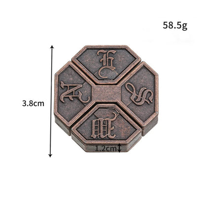 Classic IQ Metal Lock Puzzle – Brain Teaser Magic Baffling Game Toy for Kids & Adults