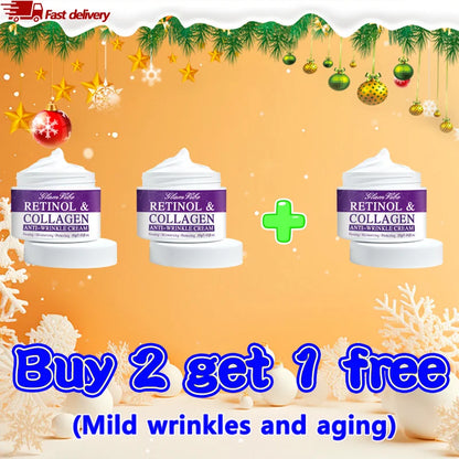 Contains peptides, retinol facial anti-aging cream, vitamin e hyaluronic acid for wrinkle repair anti-wrinkle moisturizing.
