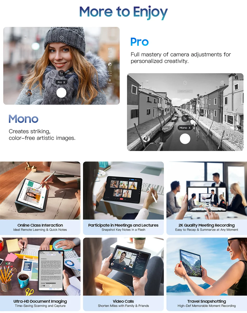 【World Premiere】Blackview MEGA 1 Tablet 11.5 inch 2.4K 120Hz Display 8GB 256GB 50MP+13MP Camera 8800mAh 33W Fast Charging Pad P