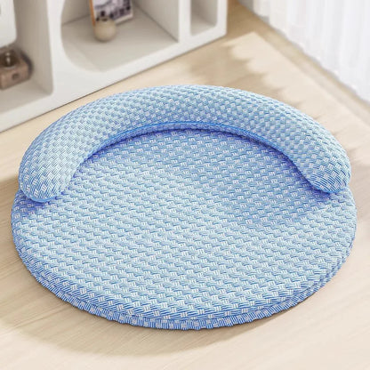 Pet Ice Mats Summer Cat Dog Sofa Nest Bed Cooling Sleeping Pad for Small Dogs Pets Durable Sofa Cooling Pad Blanket Pet Ice Mat