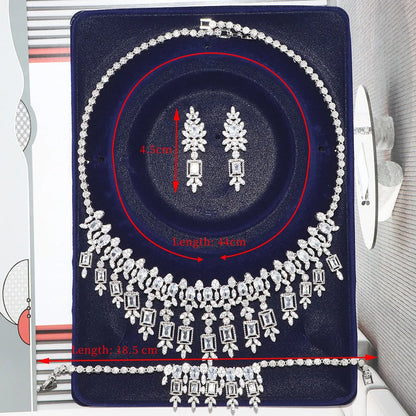 Eiralee 2025 new model cubic zirconia luxury jewelry, including necklaces, earrings, bracelets, open ring sets, and wedding jewe