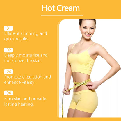 Fat Burner Weight Loss Cream Anti Cellulite Shaping Sculpting Firming Arms Belly Abdomen Thigh Legs Full Body Massager Hot Cream