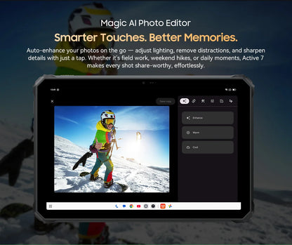 Blackview Active 7 RuggedTablet 11-inch  FHD+ Display Octa-core Android IP68&IP69K 10000mAh 45W Charger Outdoor Pad PC