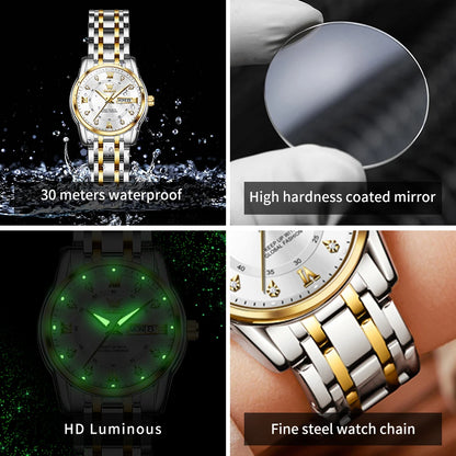 OLEVS 5513X Perfume Womens Watch Original Quartz Watch Waterproof Luminous Day Date Ladies Watches Fragrant Watch Gift New Reloj