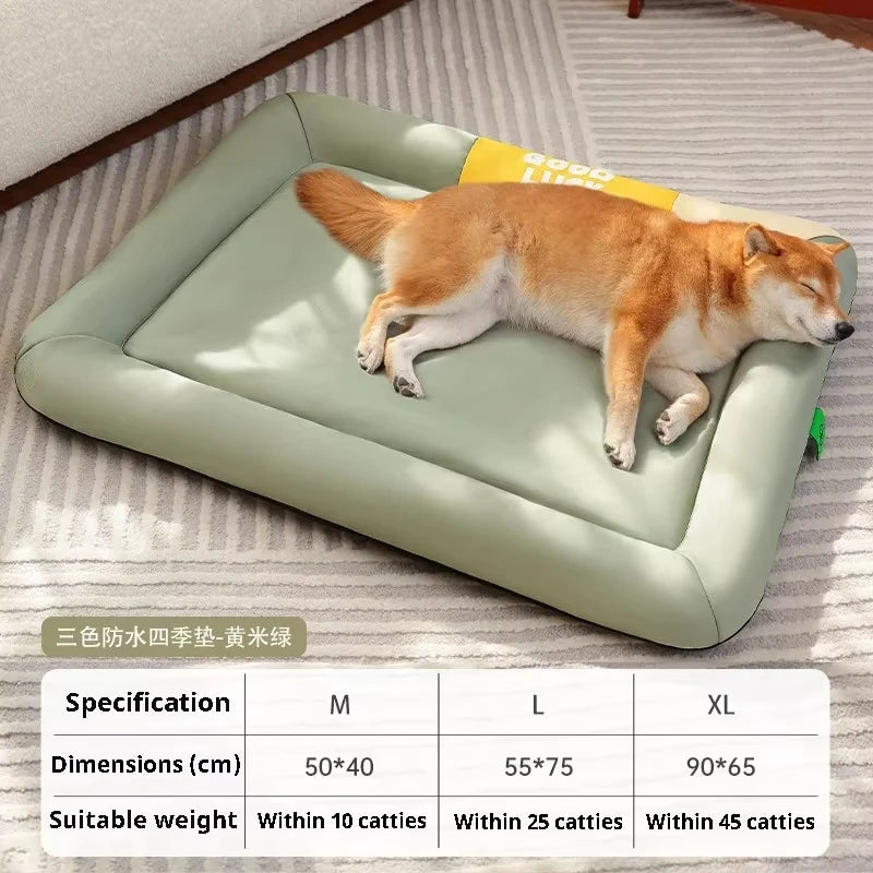 Cats Beds Summer Cooling Pet Bed Large Dog Baskets Pets Dogs Accessories Small Products Medium Accessory Fluffy Bad Puppy Sofa