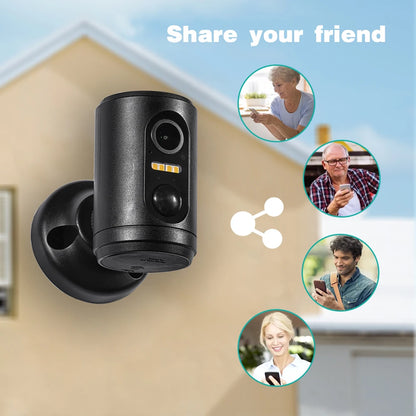 M2 Mini Camera Wifi With Battery Standby Indoor PIR Detection Wireless Wide Lens Two way audio Home Video Security IP HD Camera