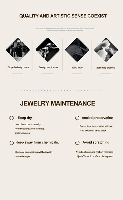 Seastar shell retro niche style necklace