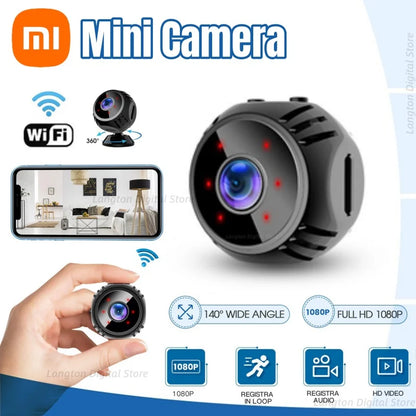 Xiaomi A18 Mini Camera Wireless Wifi Remote HD Camera Security Indoor Intelligent Monitor Infrared Night Vision Smart Camera New