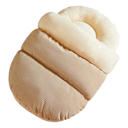 Winter Warm Pet Cat Bed Soft Plush Cat Cave Bed Enclosed Kitten House Pet Sleeping Bed for Cats Small Dogs Pet Supplies