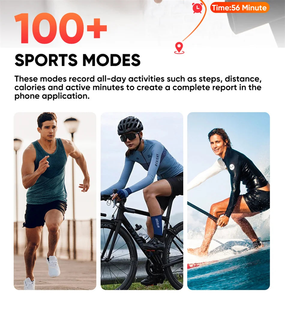 For Apple Watch Ultra 2 1000 mAh Smart Watch Men Women 1.85-inch HD Full Touch Screen IP68 Waterproof Bluetooth Call Smartwatch